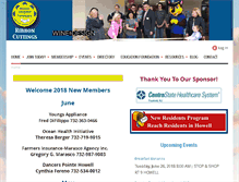 Tablet Screenshot of howellchamber.com